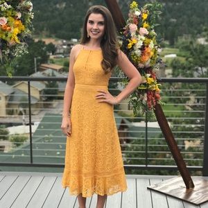 Golden Lace Sundress